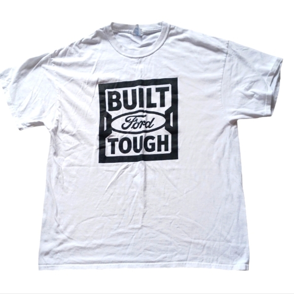 Port & COMPANY Core Cotton Built Ford Tough Tee - Picture 1 of 3